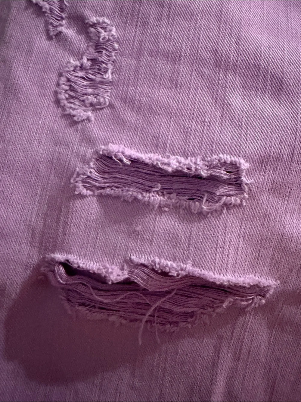 The Children's Place Lavender Distressed kids  Shorts